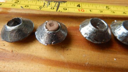 Spindle whorls oblique view